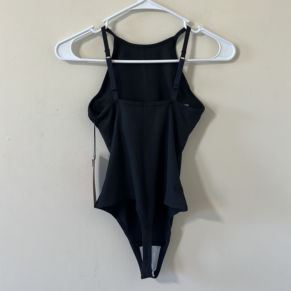 Girlfriend Collective Black Marlow High Neck Bodysuit Size XS NWT - Picture 6 of 10